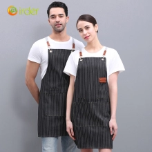 upgrade good fabric bar restaurant watier/chef halter apron long apron