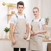 stripes strap high quality halter apron housekeeping apron waiter apron