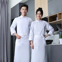 candy button long sleeve chef jacket baker uniform