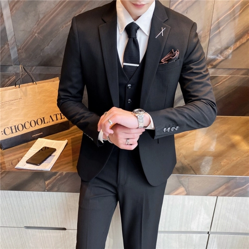 ultra fashion young men suits casual business suits triple