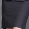 summer nice office style short sleeve work wear skirt suits uniform for women