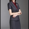 summer nice office style short sleeve work wear skirt suits uniform for women