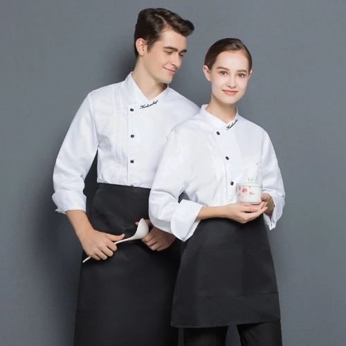 upgrade fabric long sleeve chef uniform jacket