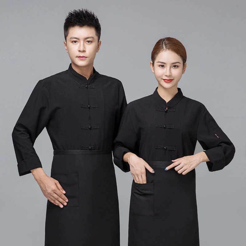 2025 Chinese style chef jacket chu shi fu 