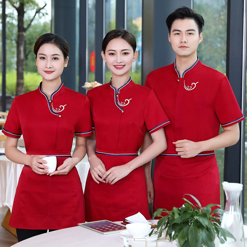 2025 elegant tranditional desgin waiter waitress work uniform 
