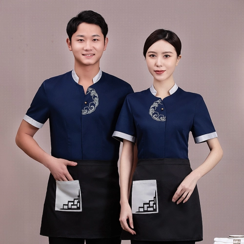 fashion restaurant store waiter blouse shirt uniform wholesale