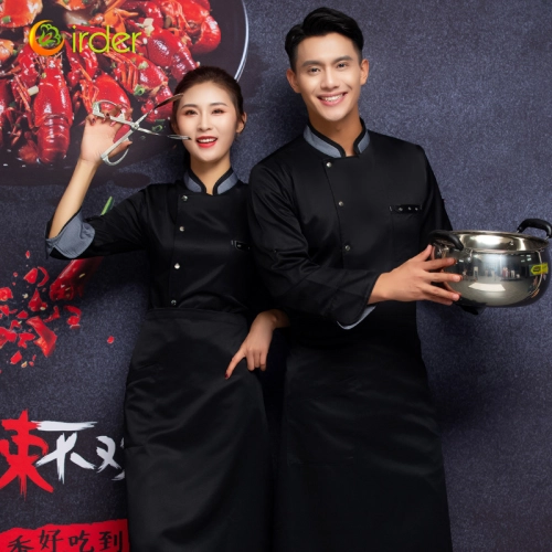 2022 fall Thailand restaurant chef jacket workwear uniform