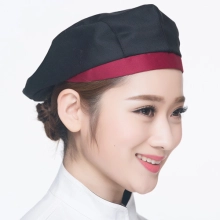 factory supplier men women waiter cap hat  chef waiter hat uniform 