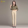 classic fashion casual bell bottom cotton office lady women pencil pants jeans trousers