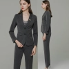 upgrade autumn winter design grey women pant suit company manager uniform