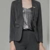 upgrade autumn winter design grey women pant suit company manager uniform