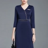 fashion flight attendant work dress uniform formal dress