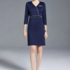 fashion flight attendant work dress uniform formal dress