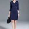 fashion flight attendant work dress uniform formal dress