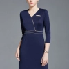 fashion flight attendant work dress uniform formal dress