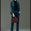 fashion flight attendant restaurant hotel staff uniform women work suits pant blazer