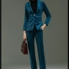 fashion flight attendant restaurant hotel staff uniform women work suits pant blazer