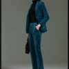 fashion flight attendant restaurant hotel staff uniform women work suits pant blazer