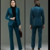 fashion flight attendant restaurant hotel staff uniform women work suits pant blazer