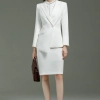 stewardess uniform young lady office work suit skirt suit uniform