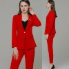 France design grace vogue easy care women pant suits uniform (blazer pant)