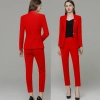 France design grace vogue easy care women pant suits uniform (blazer pant)