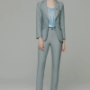 France design grace vogue easy care women pant suits uniform (blazer pant)