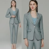 France design grace vogue easy care women pant suits uniform (blazer pant)