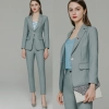 France design grace vogue easy care women pant suits uniform (blazer pant) Color color 3