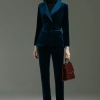 Pairs fashion office lady casual suits pant blazer