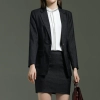 dark grey office lady workwear skirt suits sales representative uniform