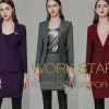 fashion white collar office women suits teacher uniform