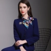 fashion high quality Air steward work uniform women pant suit