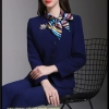 fashion high quality Air steward work uniform women pant suit