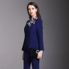 fashion high quality Air steward work uniform women pant suit