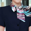 short sleeve side open flight attendant uniform jacket skirt suits