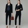 2023 corduroy fabric women work pant suit sale company staff workwear