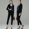 2023 corduroy fabric women work pant suit sale company staff workwear