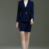 fashion bow property agent uniform work suit women office work suits