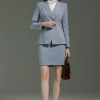 Europe style grey color fashion women interview suits sale workwear skirt suit