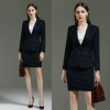 Europe fashion two button long sleeve young lady suits office work suits