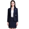 fashion stripes car sales women work uniform skirt suit for office work