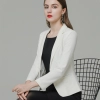 2023 new design small white blazer black dress work suits