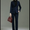 Europe style good fabric hotel attendant uniform work suit women pant suit