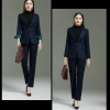 Europe style good fabric hotel attendant uniform work suit women pant suit