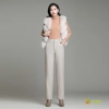 2025 autumn winter woolen thicken women work style trouser Wide leg pants