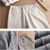 2025 autumn winter woolen thicken women work style trouser Wide leg pants