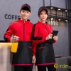 chinese restaurant worker staff jacket blouse work uniform