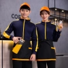 chinese restaurant worker staff jacket blouse work uniform