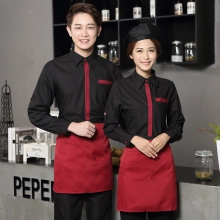 fast food restaurant tea house cafe staff uniform waiter shirt women men